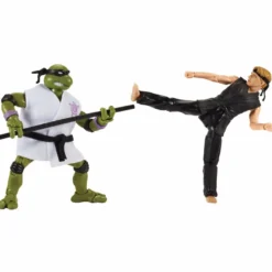 Teenage Mutant Ninja Turtles x Cobra Kai Actionfiguren Donatello vs. Johnny Lawrence (2-Pack)