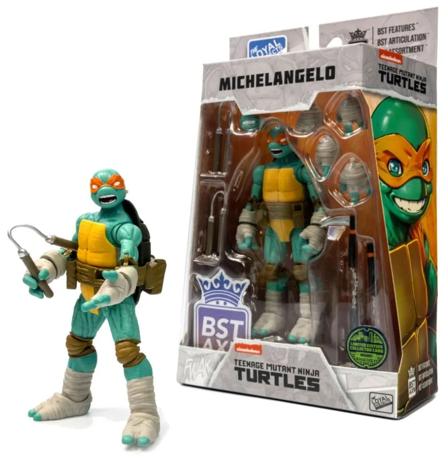 Teenage Mutant Ninja Turtles BST AXN Action Figure Michelangelo (IDW Comics) 13 cm