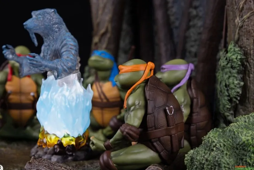 Teenage Mutant Ninja Turtles (Movie Moments) Mini Scale Diorama Splinter's Spirit 36 cm