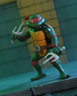 Teenage Mutant Ninja Turtles (Cartoon) Actionfigur Ultimate Raphael Pizza Club VHS 18 cm