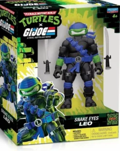 Teenage Mutant Ninja Turtles x G.I. Joe Crossover Classics Actionfigur Leonardo x Snake Eyes 12 cm