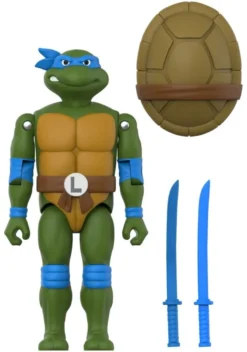 Teenage Mutant Ninja Turtles ReAction+ Actionfigur Wave 02 Leonardo