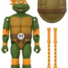 Teenage Mutant Ninja Turtles ReAction+ Actionfigur Wave 02 Michelangelo