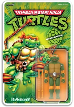 Teenage Mutant Ninja Turtles ReAction+ Actionfigur Wave 02 Michelangelo