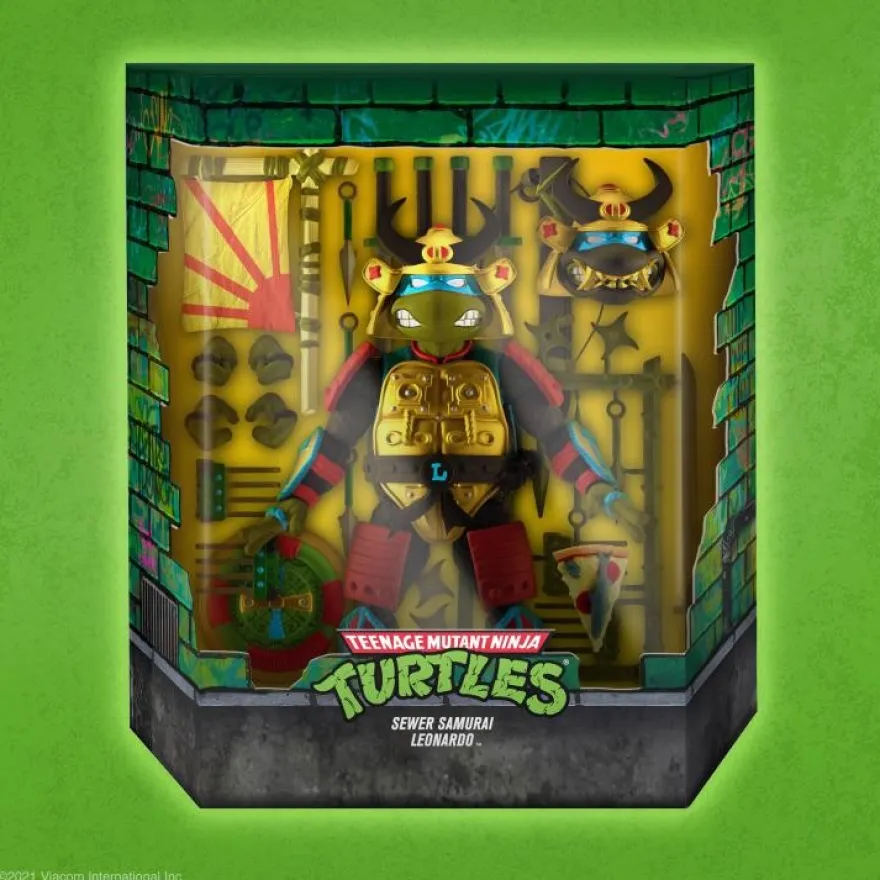 Teenage Mutant Ninja Turtles Ultimates Actionfigur Sewer Samurai Leonardo