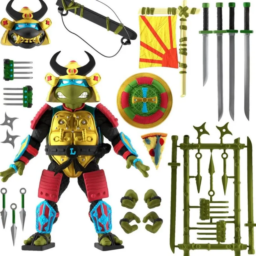 Teenage Mutant Ninja Turtles Ultimates Actionfigur Sewer Samurai Leonardo