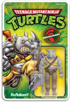 Teenage Mutant Ninja Turtles ReAction+ Actionfigur Wave 02 Rocksteady