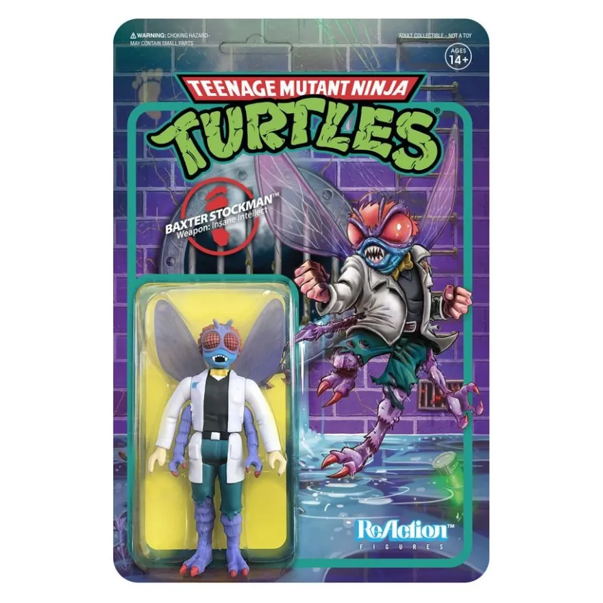 Teenage Mutant Ninja Turtles ReAction Actionfigur Baxter Stockman