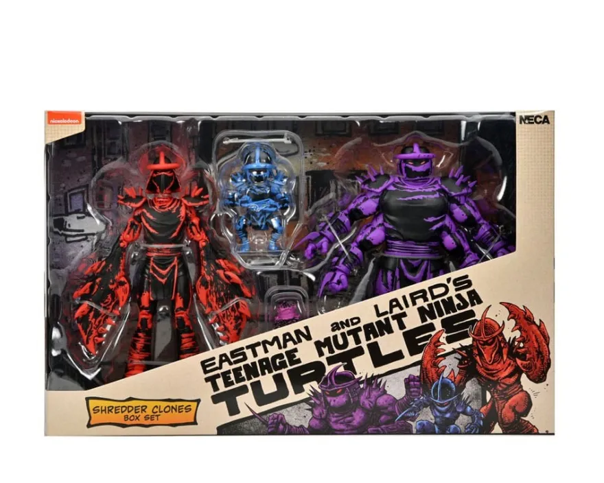 Teenage Mutant Ninja Turtles (Mirage Comics) Actionfiguren Shredder Clones Box Set 18 cm