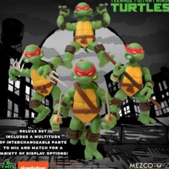 Teenage Mutant Ninja Turtles Actionfiguren Teenage Mutant Ninja Turtles Deluxe Set 8 cm