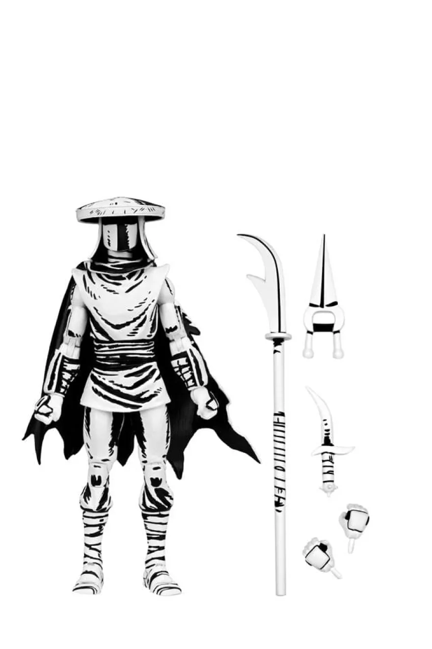 Teenage Mutant Ninja Turtles Actionfigur Elite Foot Ninja Guard Black & White 18 cm