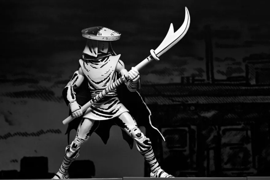 Teenage Mutant Ninja Turtles Actionfigur Elite Foot Ninja Guard Black & White 18 cm
