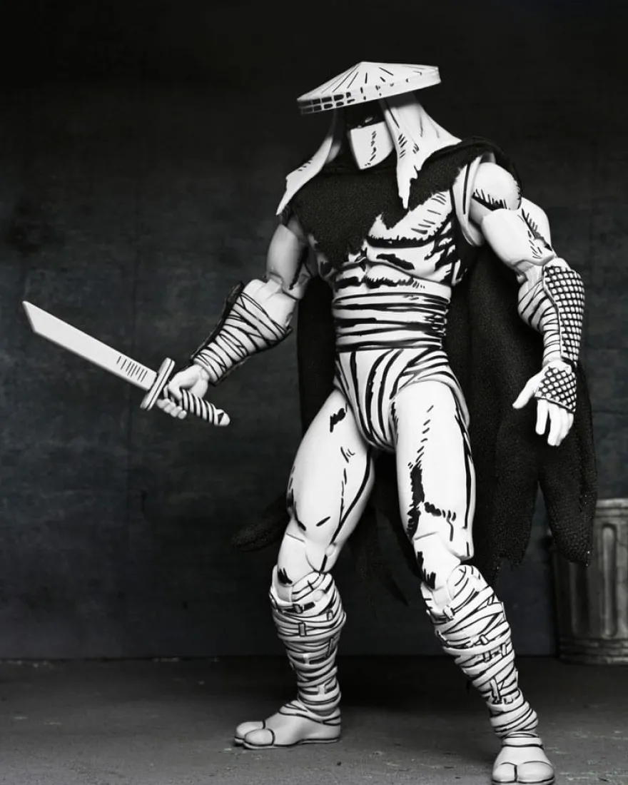 Teenage Mutant Ninja Turtles Actionfigur Foot Assassin Black and White 18 cm