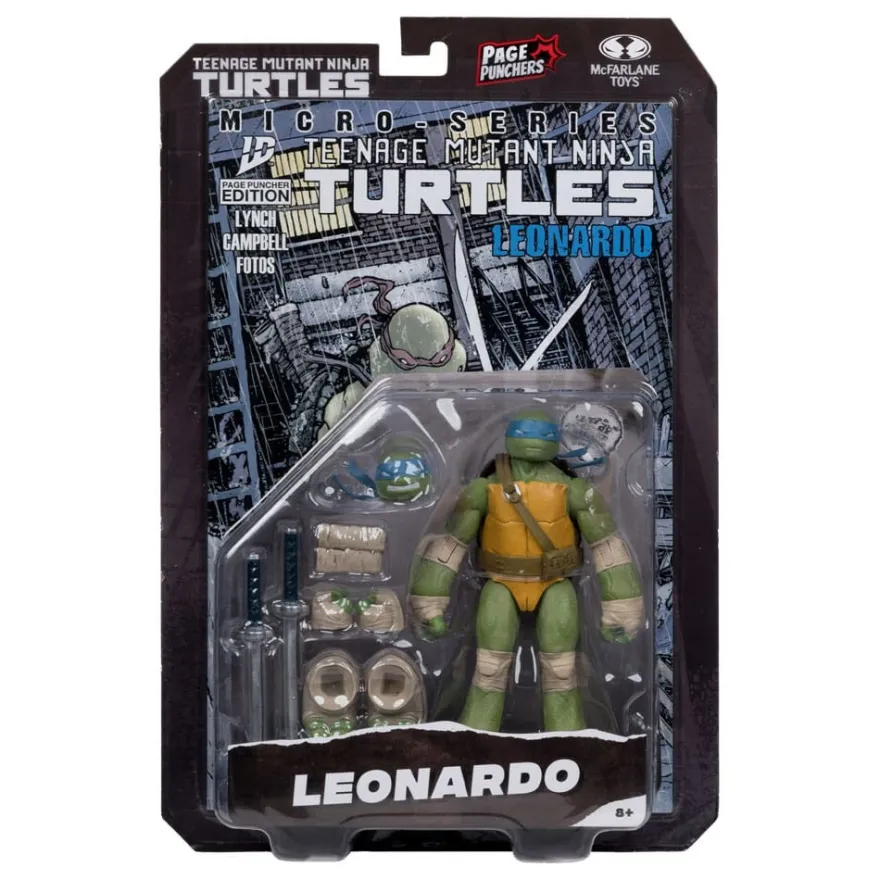 Teenage Mutant Ninja Turtles Page Punchers Actionfigur Leonardo 13 cm