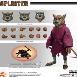 Teenage Mutant Ninja Turtles One:12 Collective Actionfigur 1/12 Splinter 17 cm