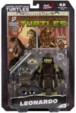Teenage Mutant Ninja Turtles Page Punchers Actionfigur Leonardo (Turtles in Time) 13 cm