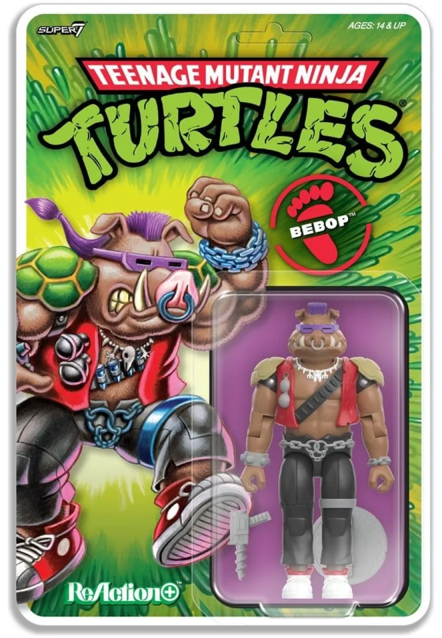 Teenage Mutant Ninja Turtles ReAction+ Actionfigur Wave 02 Bebop