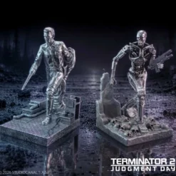 Terminator 2 Buchstützen T-1000 vs T-800 19 cm