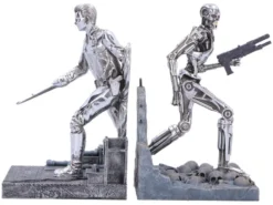 Terminator 2 Buchstützen T-1000 vs T-800 19 cm