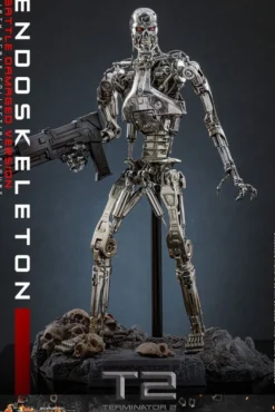 Terminator 2 Movie Masterpiece Actionfigur 1/6 Endoskelett (Battle Damaged Version) 31 cm