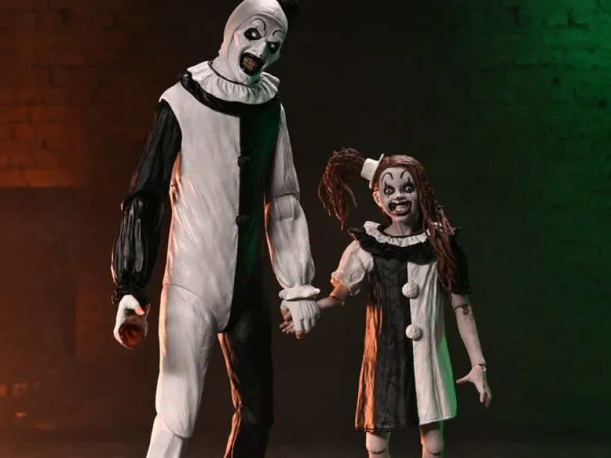 Terrifier 2 Art The Clown & Little Pale Girl Ultimate Actionfiguren 2er-Pack