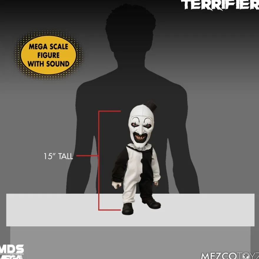 Terrifier MDS Mega Scale Puppe Art the Clown with Sound 38 cm