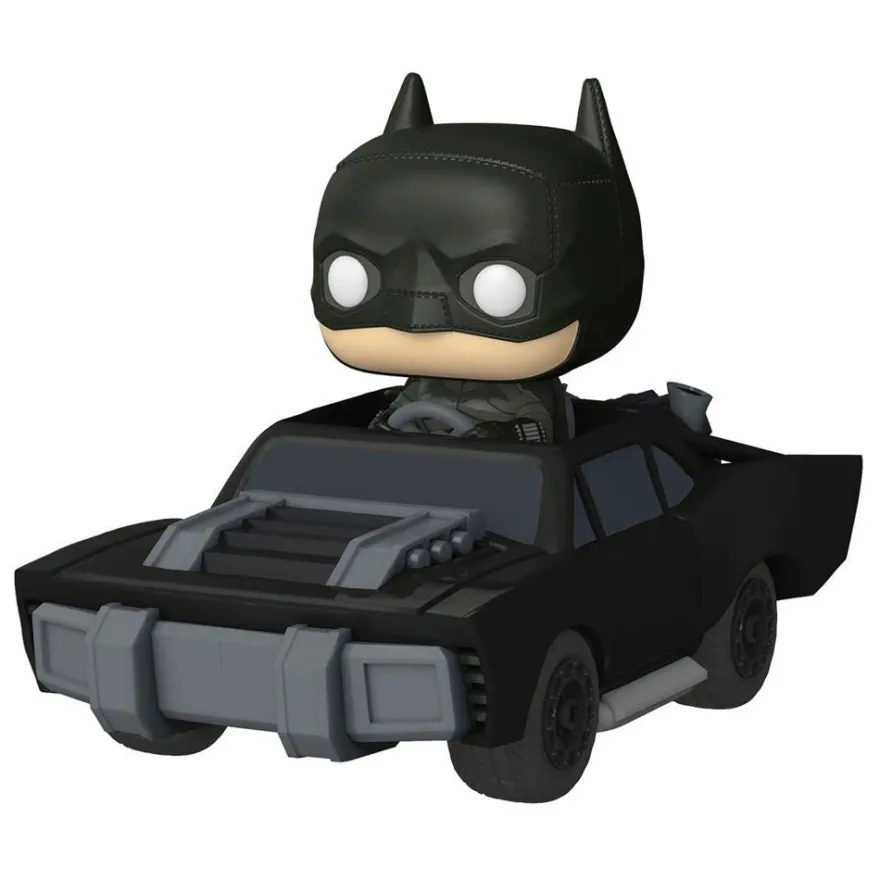 The Batman Funko Pop! Rides Vinylfigur Batman in Batmobile (Super Deluxe)