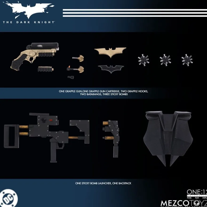 The Dark Knight Actionfigur 1/12 Batman 17 cm