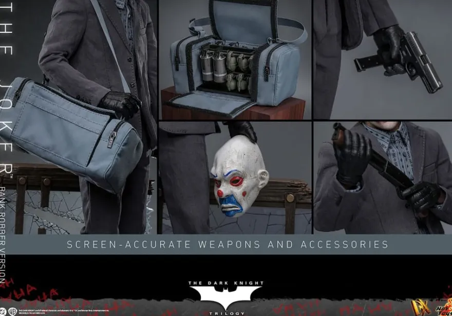 The Dark Knight DX Actionfigur 1/6 The Joker (Bank Robber Version) 30 cm