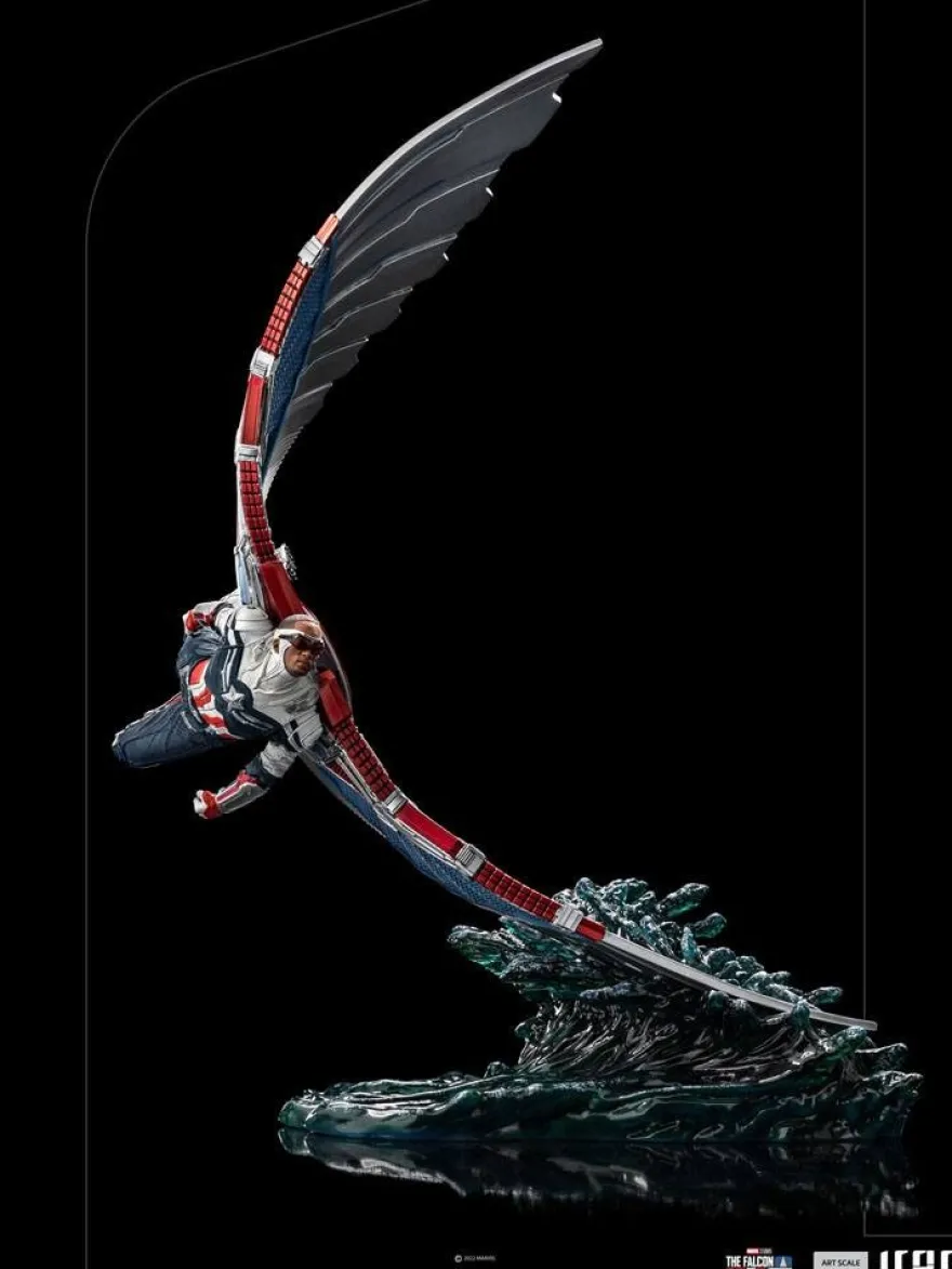 The Falcon and the Winter Soldier BDS Art Scale Statue 1/10 Captain America Sam Wilson (Deluxe)