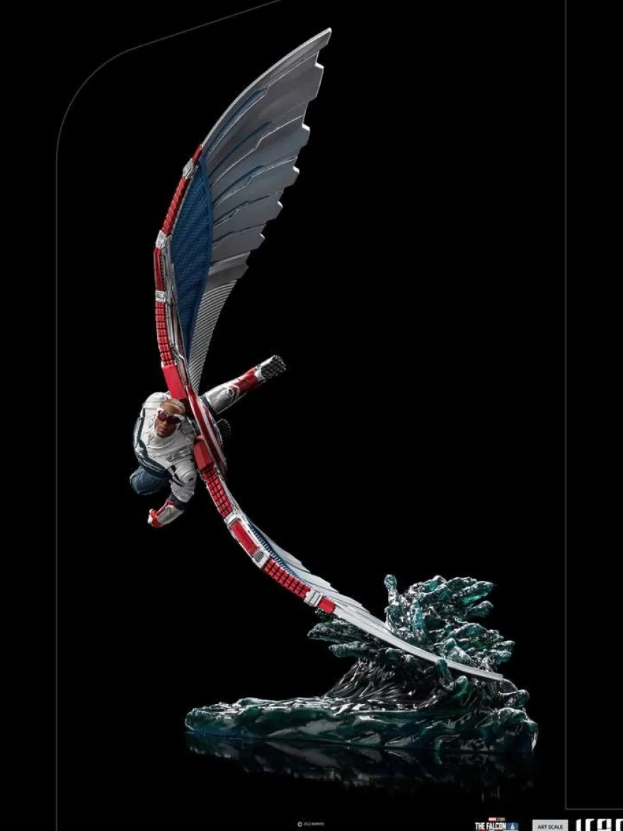 The Falcon and the Winter Soldier BDS Art Scale Statue 1/10 Captain America Sam Wilson (Deluxe)