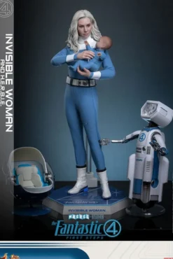 The Fantastic Four: First Steps Movie Masterpiece Actionfiguren 1/6 Invisible Woman & H.E.R.B.I.E.