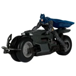 The Flash DC Multiverse Fahrzeug Batcycle with Batman