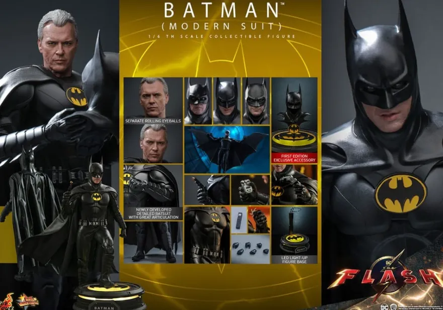 The Flash Movie Masterpiece Actionfigur 1/6 Batman (Modern Suit) 30 cm