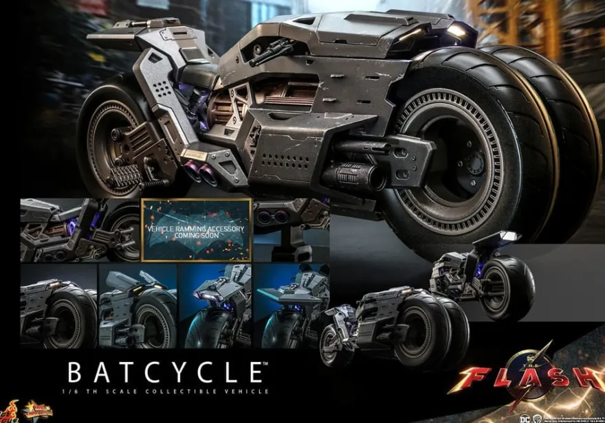 The Flash Movie Masterpiece Fahrzeug 1/6 Batcycle 56 cm