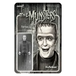 The Munsters Wave 2 ReAction Actionfigur Herman Munster (Grayscale)