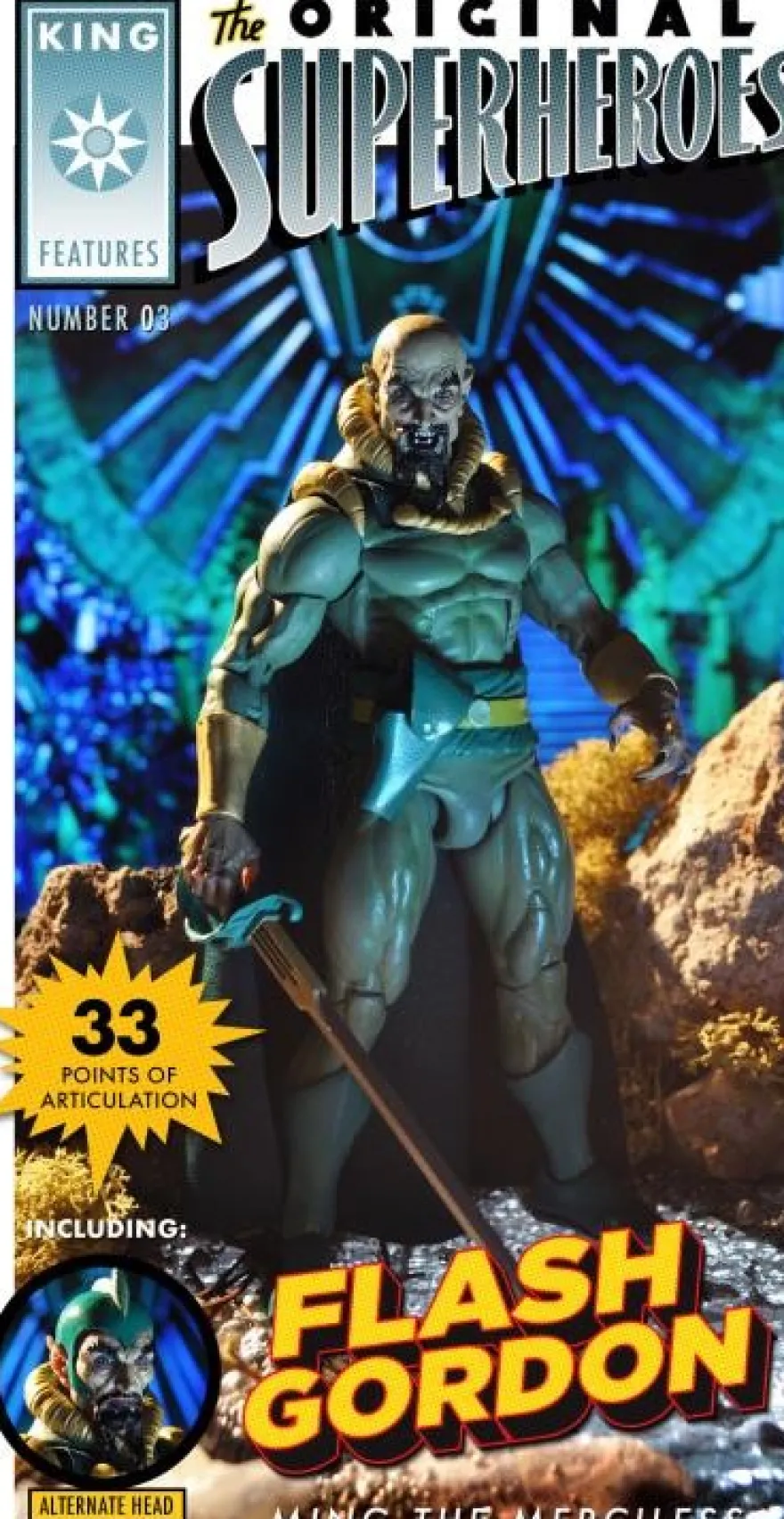 The Original Superheroes Actionfiguren-Set Serie 1 King Features (3)