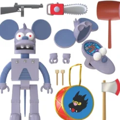 The Simpsons Ultimates Actionfigur Robot Itchy