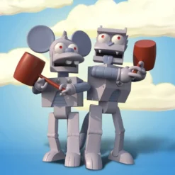 The Simpsons Ultimates Actionfigur Robot Itchy