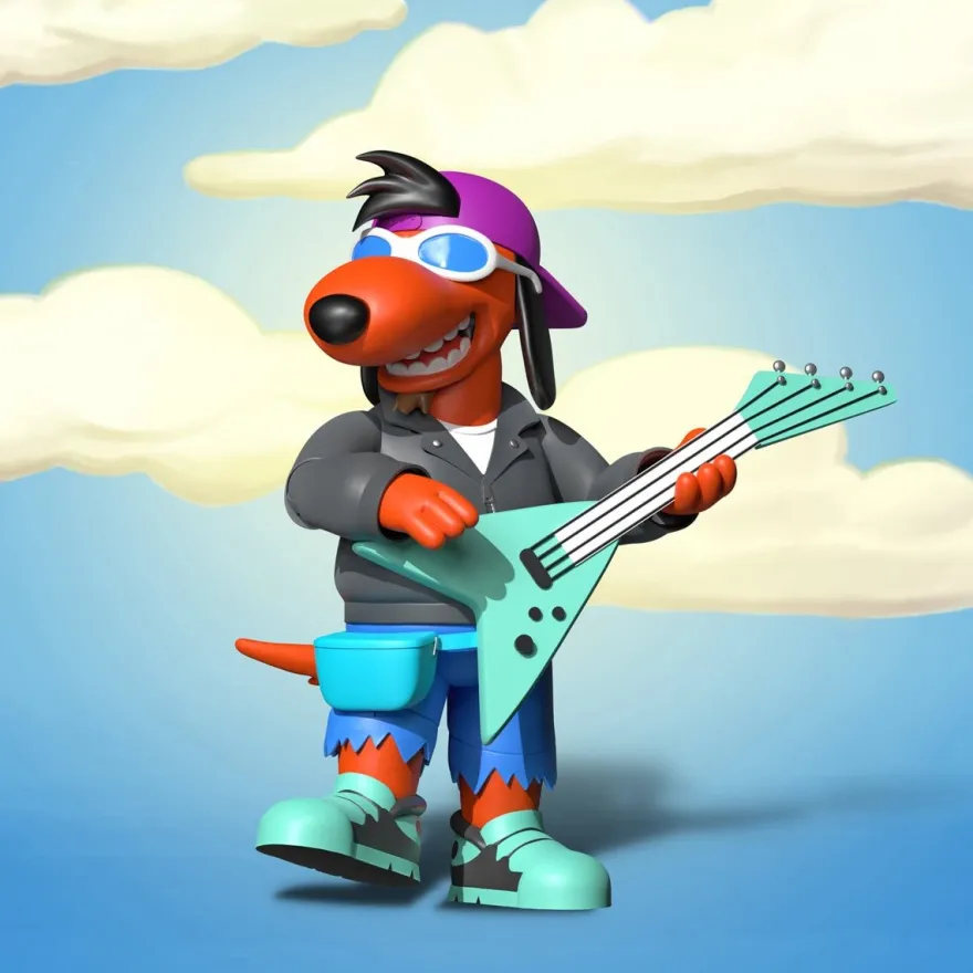The Simpsons Ultimates Actionfigur Poochie