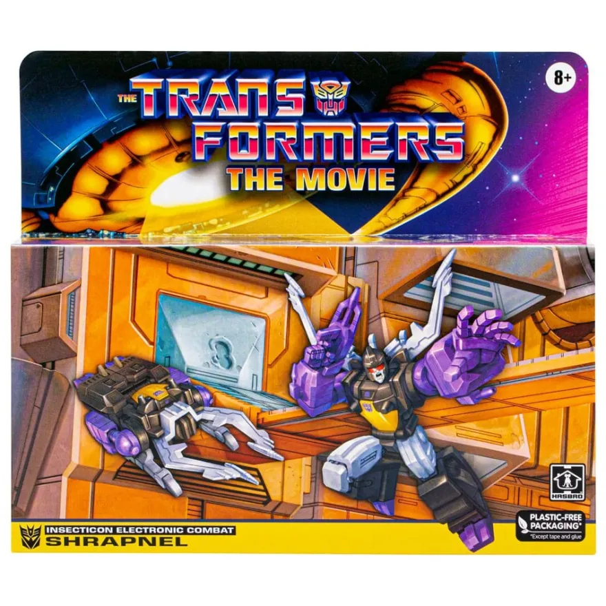 The Transformers: The Movie Retro Actionfigur Shrapnel 14 cm