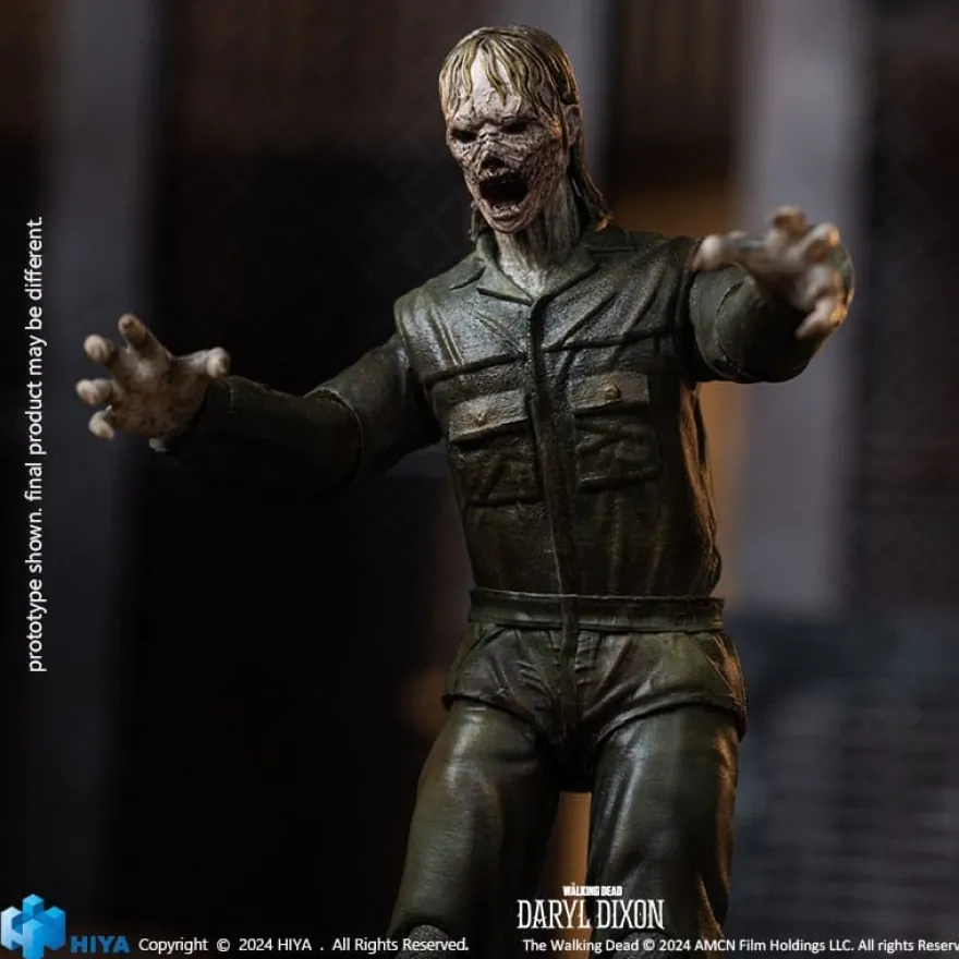 The Walking Dead Exquisite Mini Actionfigur 1:18 Daryl Dixon Dark Eyes Walker 11 cm