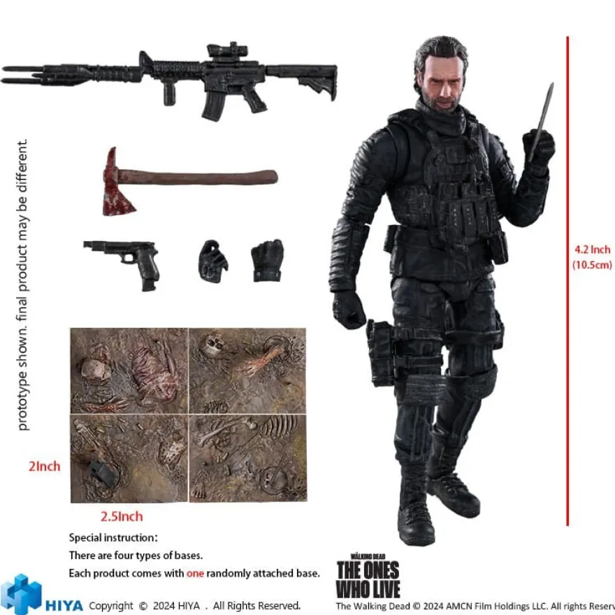 The Walking Dead: The Ones Who Lived Exquisite Mini Actionfigur 1/18 Rick 11 cm