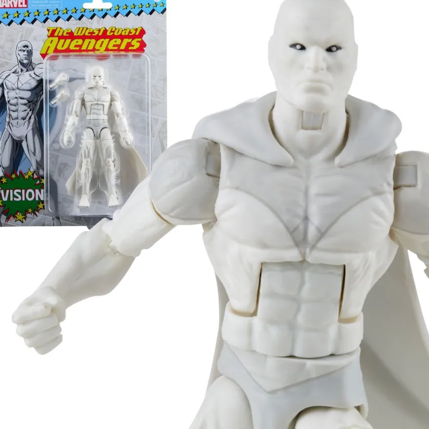 The West Coast Avengers Marvel Legends Retro Actionfigur Vision (White)