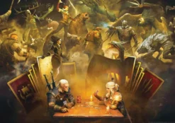 The Witcher Puzzle Playing Gwent (1000 Teile)