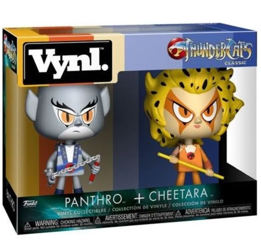 ThunderCats VYNL Vinyl Figuren Doppelpack Panthro & Cheetara 10 cm