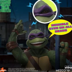 TMNT Actionfiguren Box-Set 1/12 Teenage Mutant Ninja Turtles (1990 Movie) 15 cm