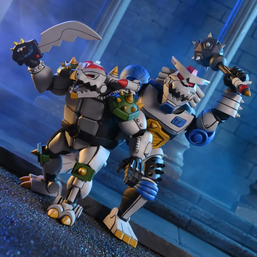 TMNT 2012 Cartoon Robo Tokka And Rahzar 2-Pack Actionfiguren
