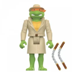 TMNT ReAction Actionfigur Wave 10 - Undercover Michelangelo (Weird Pizza To Go)