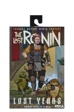 TMNT (The Last Ronin The Lost Years) Actionfigur Grammy April with Baby Yi & Moja 18 cm